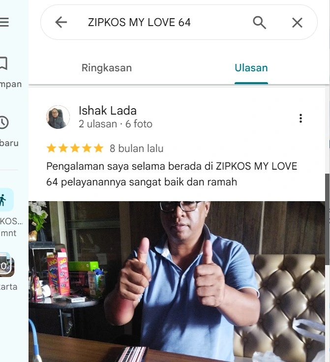 Review pengguna